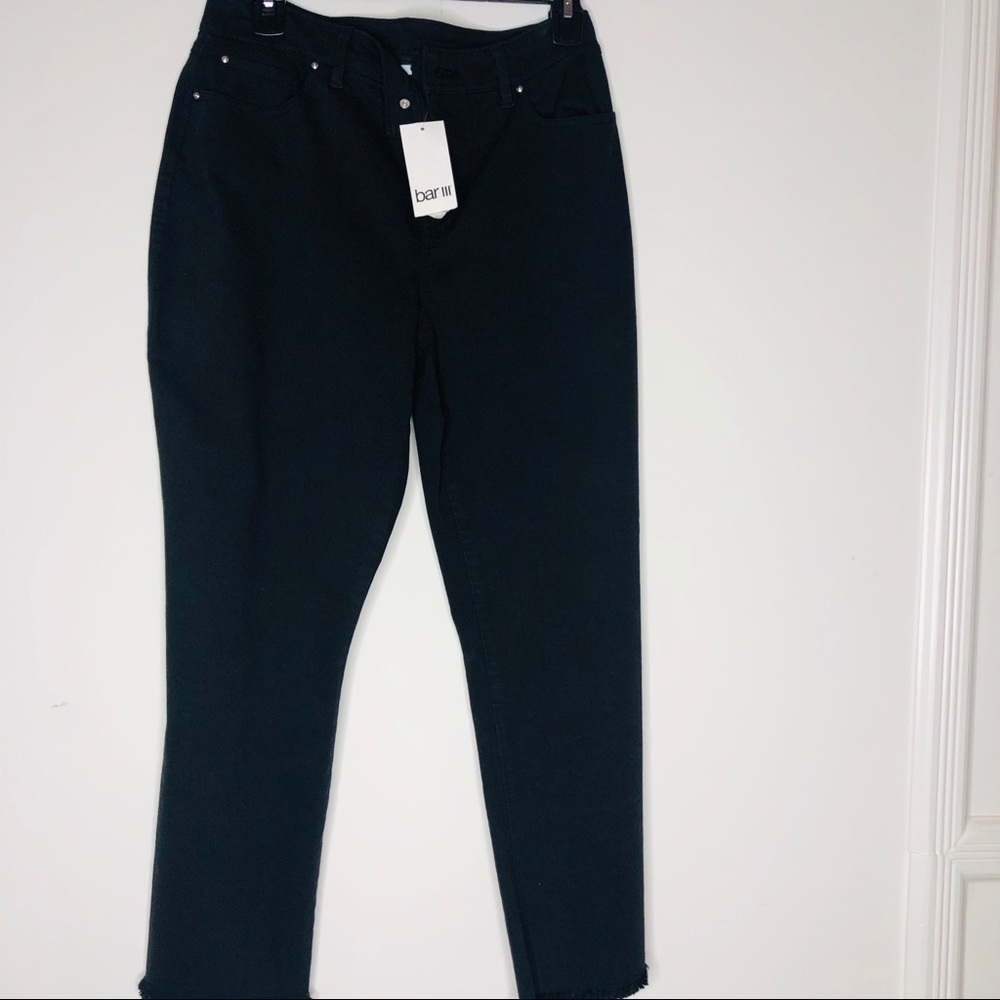 Bar111 Marley High Waist Frayed Hem cropped pants - Picture 4 of 6